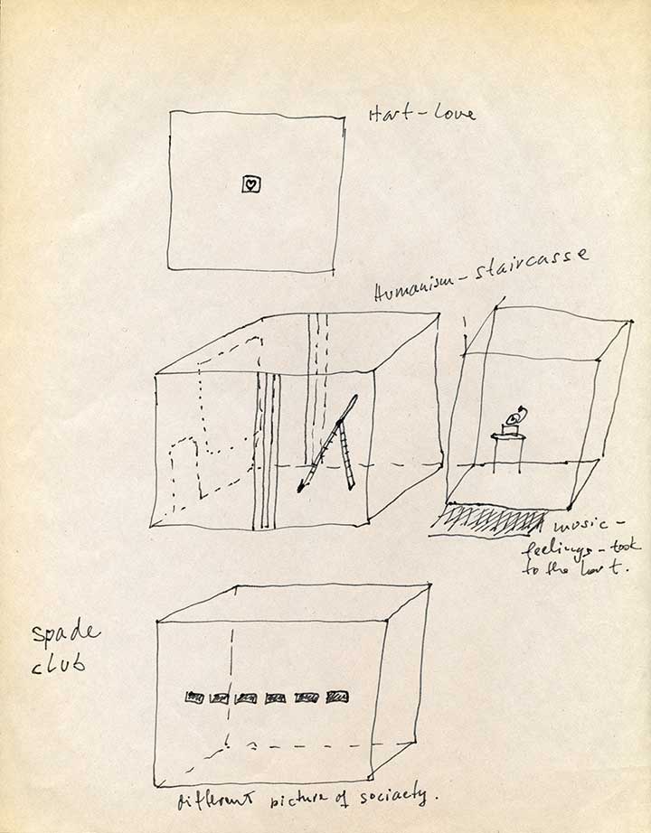 humanitas installation sketch