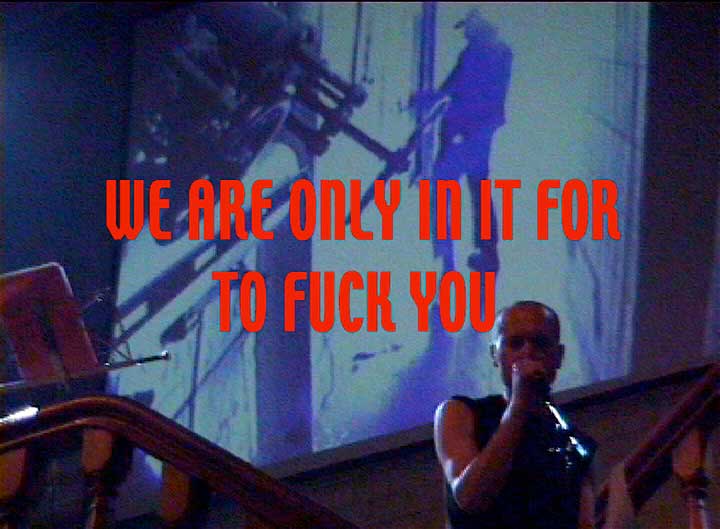we are only in it for to fuck you