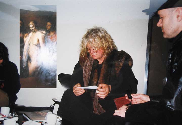 Jadran Sturm & Åsa Lie with Odd Nerdrum