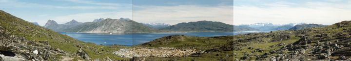 view of landscape, Qaqortoq/Julianehåb, Greenland